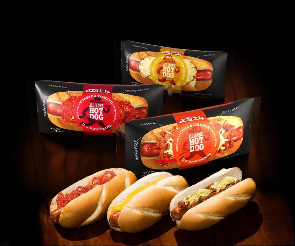 Hot Dog packaging