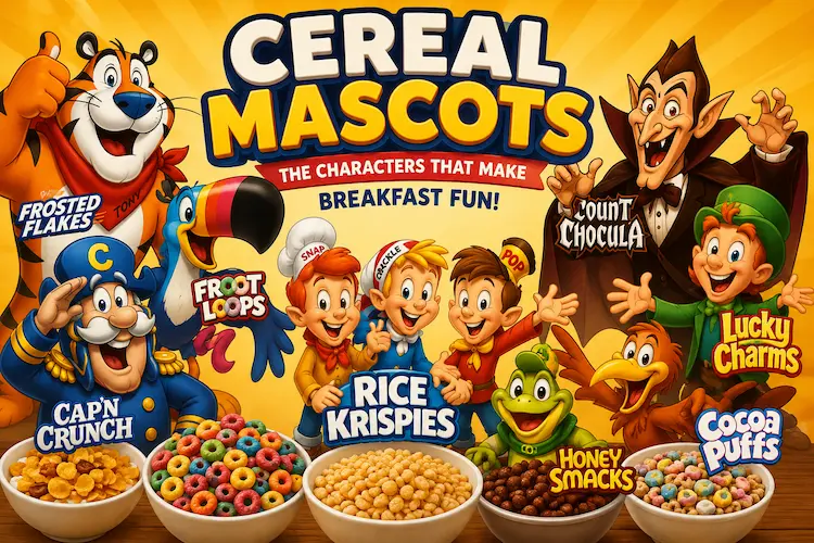 The Ultimate List of Cereal Mascots (And Why They Work on Packaging)